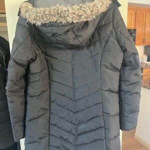 Women’s long down waterproof coat